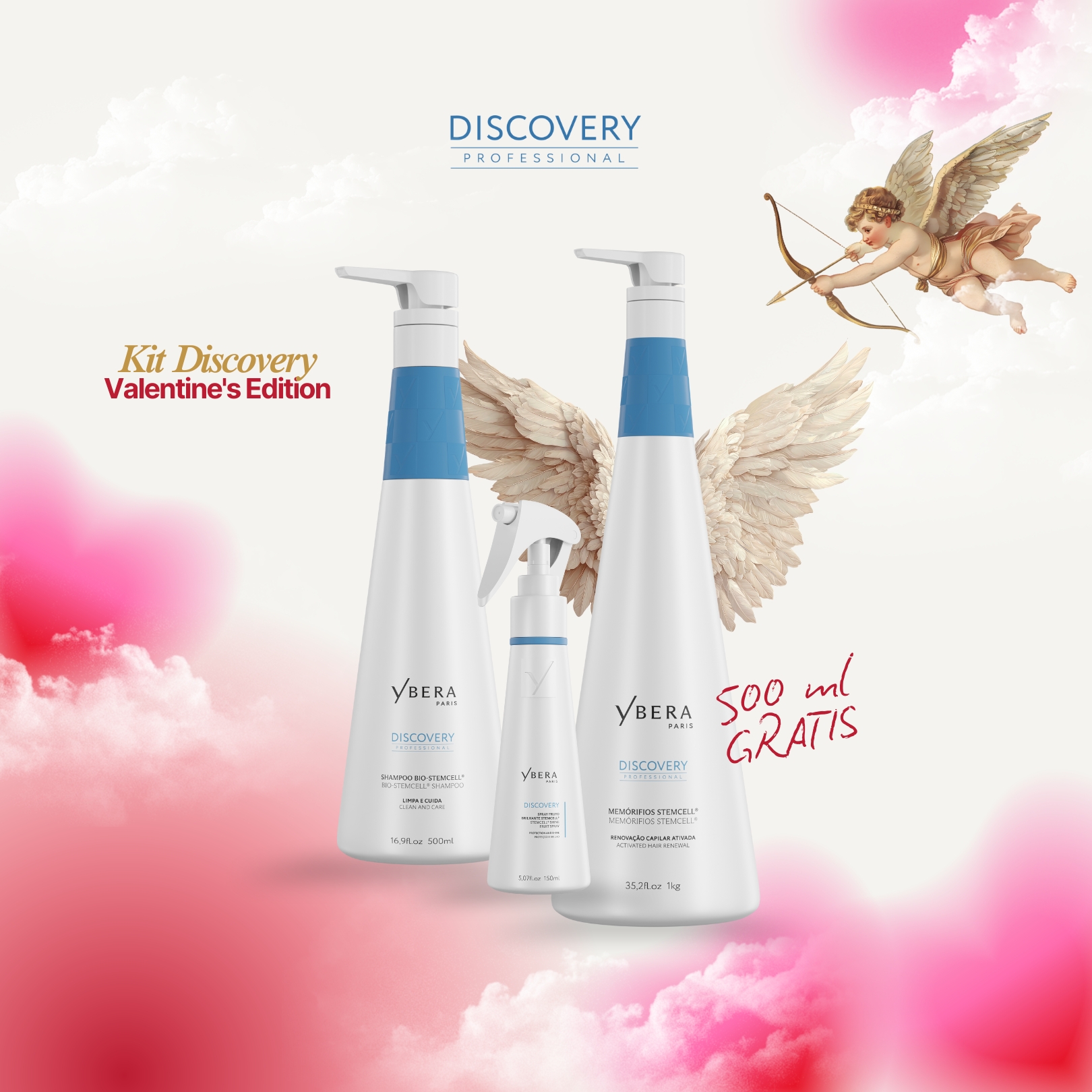 Kit Ybera Discovery Express 17 oz | Valentine’s Edition (500ml FREE)